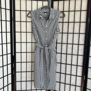 Tommy Hilfiger Black and White Gingham Dress